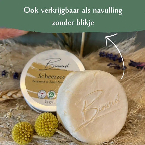 Oepsie Scheerzeep - Bergamot & Zoete Sinaasappel