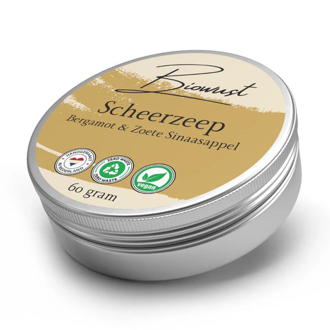 Scheerzeep - Bergamot & Zoete Sinaasappel