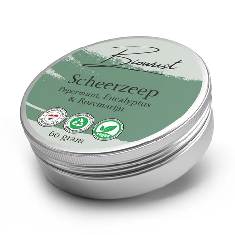 Oepsie Scheerzeep - Pepermunt, Eucalyptus & Rozemarijn