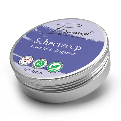 Oepsie Scheerzeep – Lavendel & Bergamot